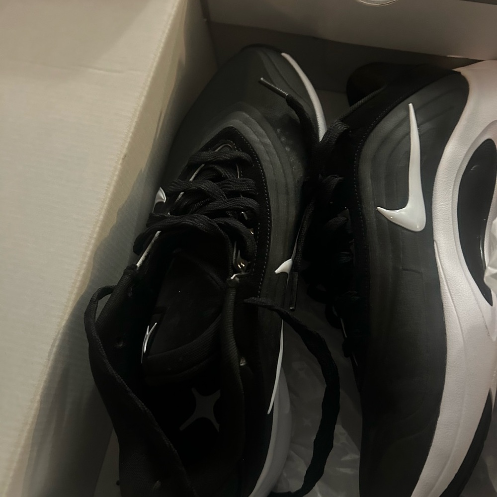 Nike A’Ones Black and White Athletic A’ja Wilson Shoes - Picture 2 of 5